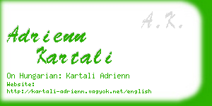 adrienn kartali business card